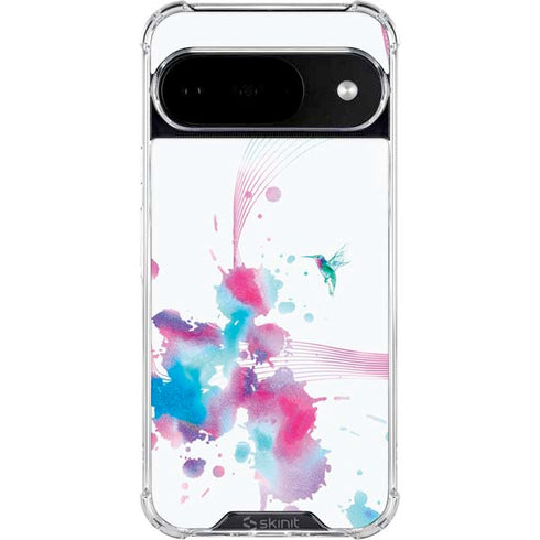 Violet Harmony (Hummingbird) Google Pixel 10 Clear Case